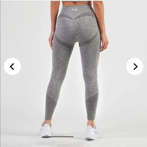 AYBL activewear Motion Seamless Leggings high rise Grey Marl heather training